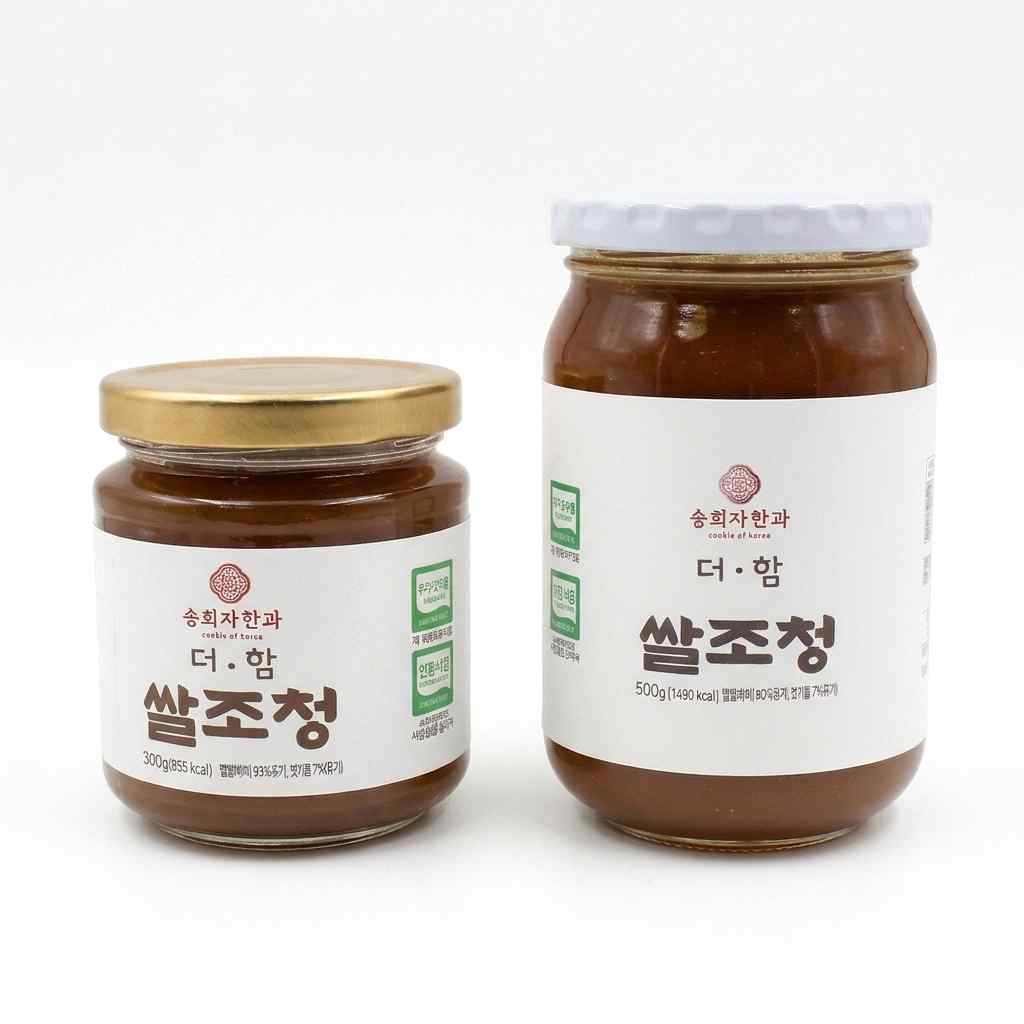 송희자한과 쌀조청 300그램과 500그램 제품